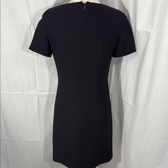 Marella Italian Black Mini Dress Short Sleeve Size 4 - Picture 6 of 8